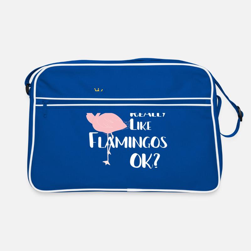 Flamingo Geschenk Retro Tasche