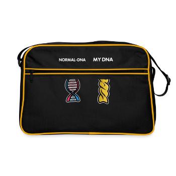 Pasta - Retro Tasche - Schwarz/Gold - Vorne