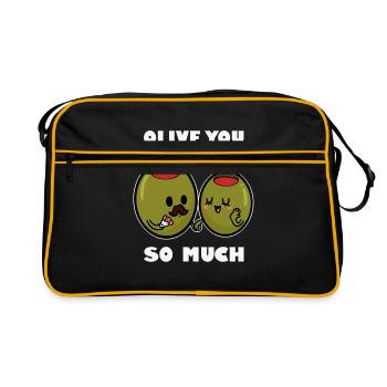 Olives gift - Retro Bag - black/gold - Front