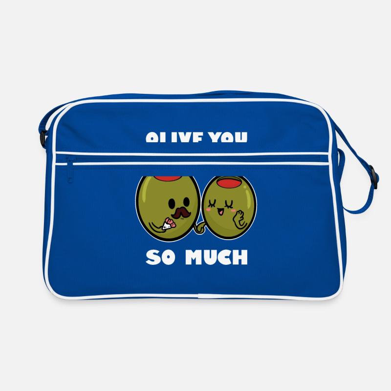 Oliven Geschenk Retro Tasche