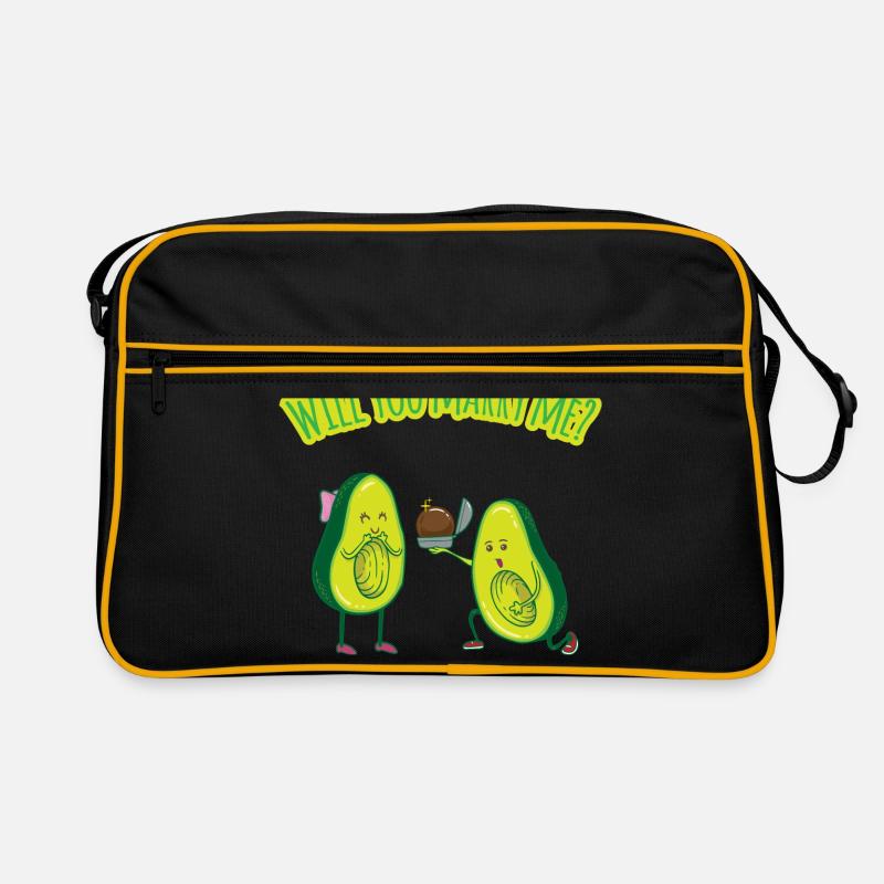 Avocado marriage proposal - marriage proposal Retro Bag