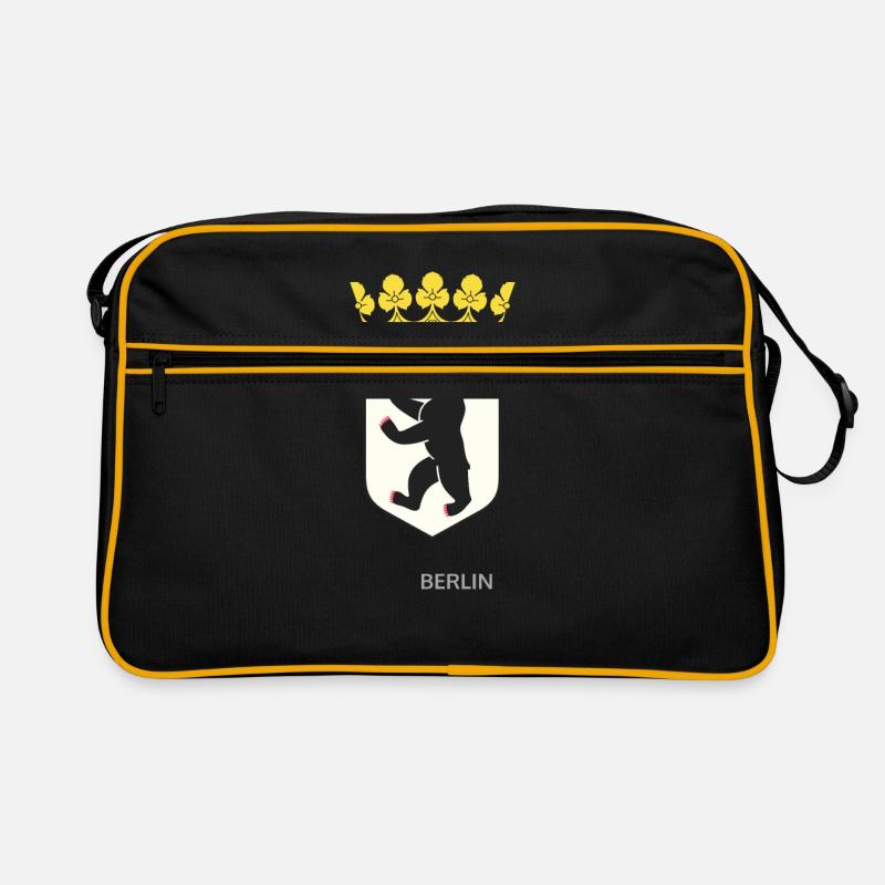 Idée cadeau Bärenstark, capitale de Berlin, blason Sac Retro