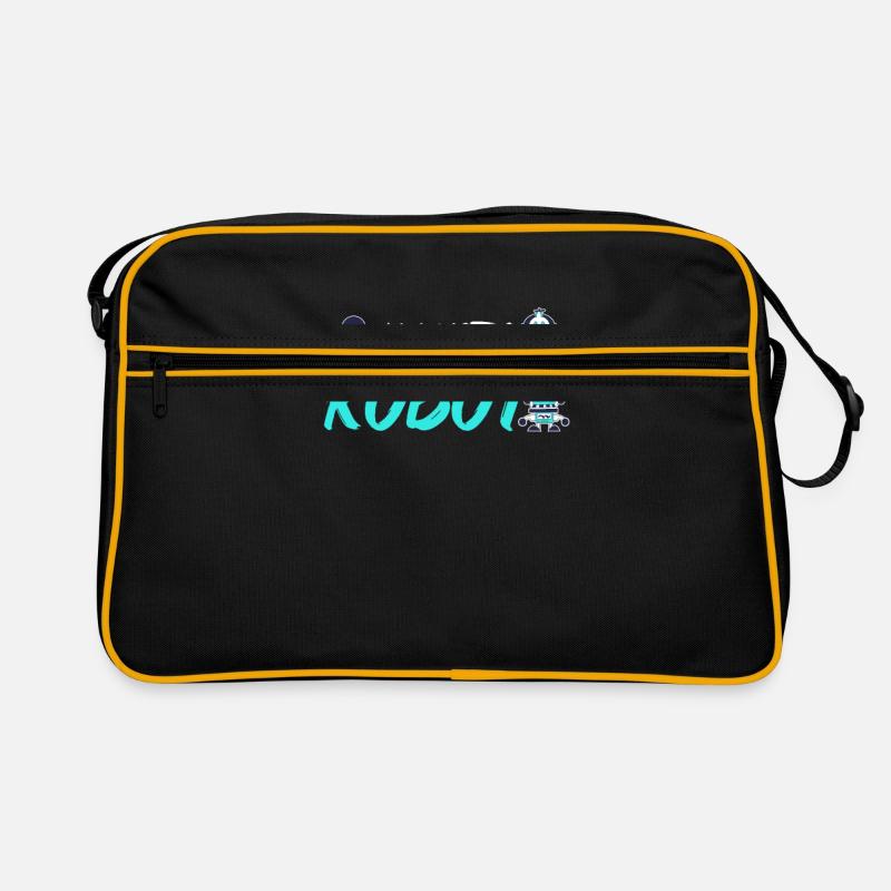 IN THE NOT A ROBOT. Robot, robotics, engineer Retro Bag