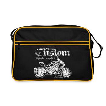Diavel Custom Carbon Cafe Racer Duc Motorrad - Sac Retro - noir/or - Devant