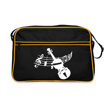 Violon violon - Sac Retro - noir/or - Devant