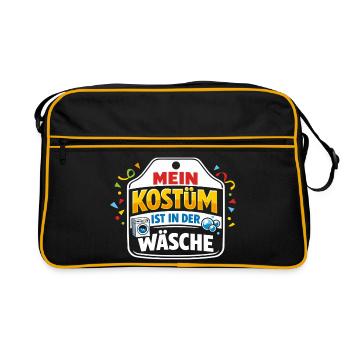 Carnival Costume Lingerie Funny Gift - Retro Bag - black/gold - Front
