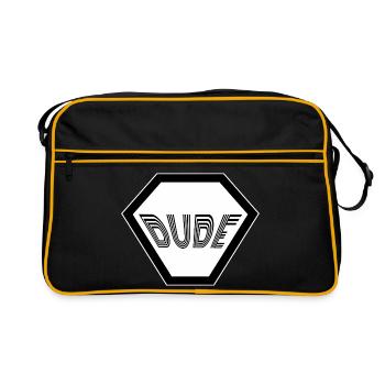 Mec Homme Rétro Homme Célibataire Type Mec - Sac Retro - noir/or - Devant