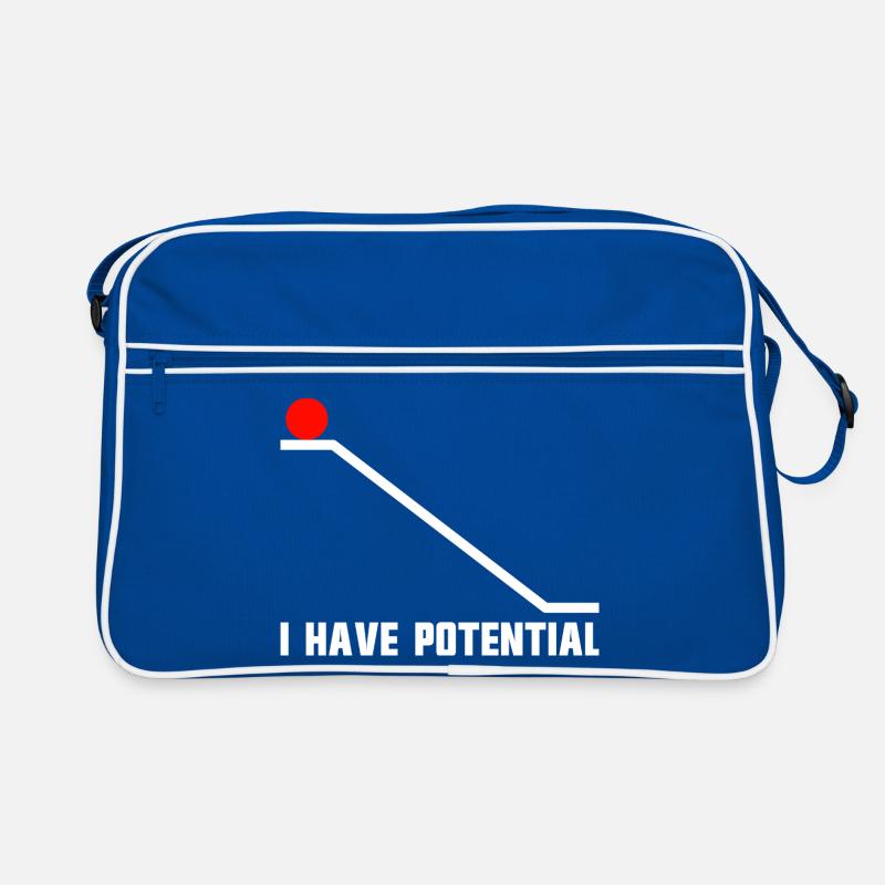 Physics joke for men, funny science, I h Retro Bag