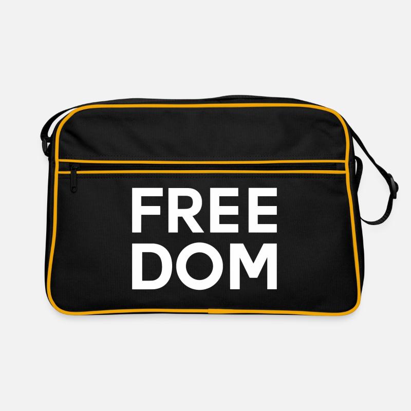 LIBERTÉ Déclaration libre Liberté Sac Retro
