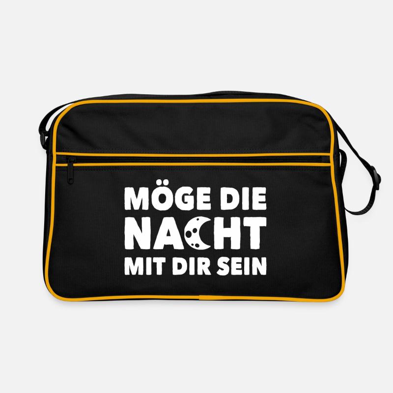 Möge die Nacht mit dir sein Nachtleben Retro Tasche