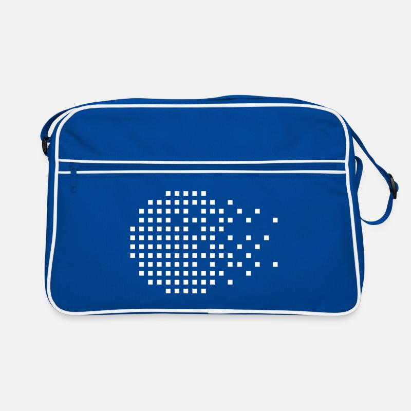 Pixel Mosaic Grid Retro Bag