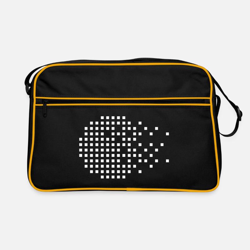 Pixel Mosaic Grid Retro Bag