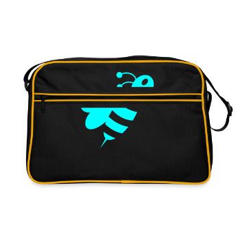 bee - Retro Bag - black/gold - Front