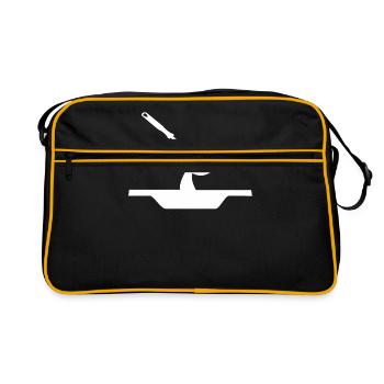 Cuillère à soupe - Sac Retro - noir/or - Devant