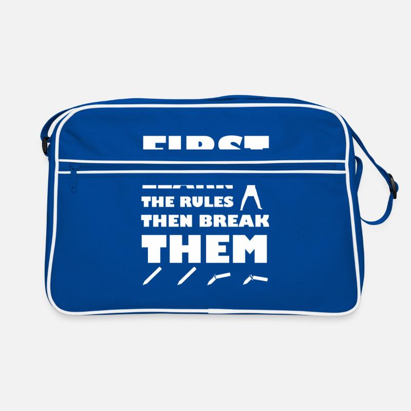 break the rules Retro Tasche