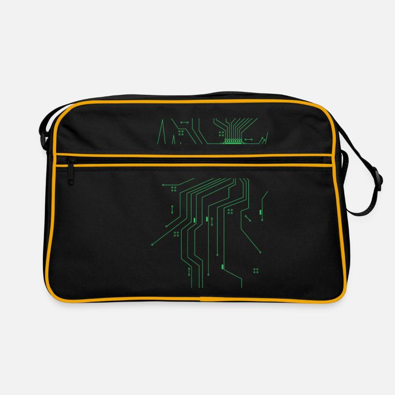 Informatiker Geschenk für Nerds und Computerfreaks Retro Tasche