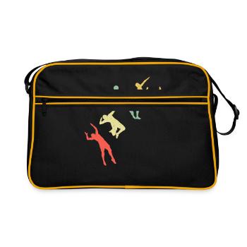 Volleyball rétro - Sac Retro - noir/or - Devant