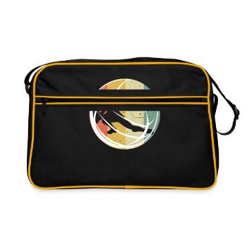 Volleyball rétro - Sac Retro - noir/or - Devant