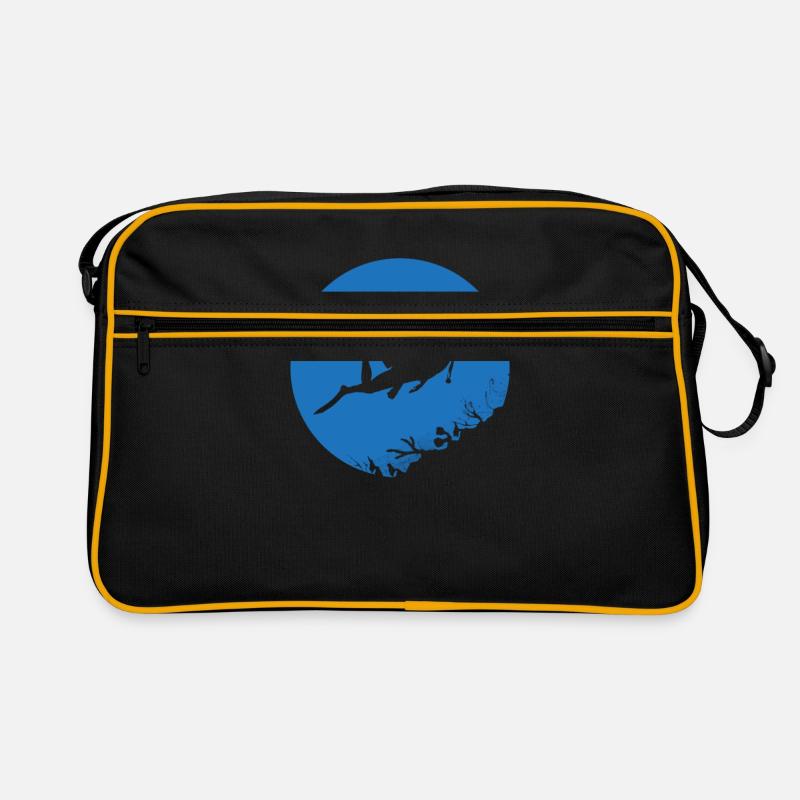 Dive Underwater Snorkel Divers Gift Idea - Retro Bag - black/gold
