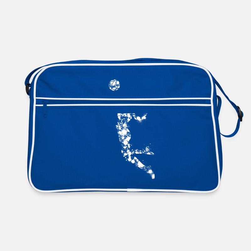 Volleyball Frau oder Mädchen Retro Tasche