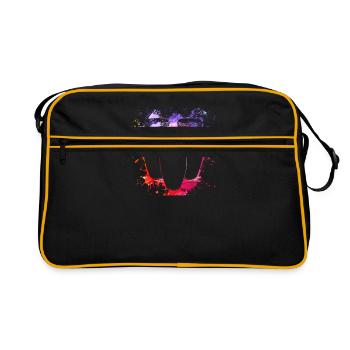 Conga Drums Drum Drum Drummer Cadeaux - Sac Retro - noir/or - Devant