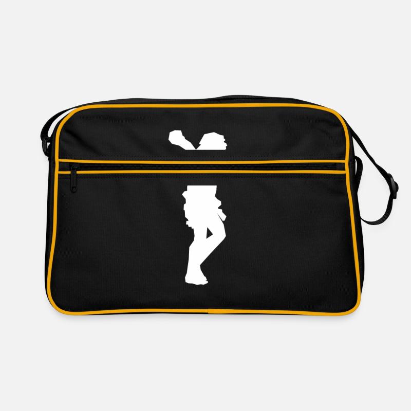 neanderthal - Retro Bag - black/gold