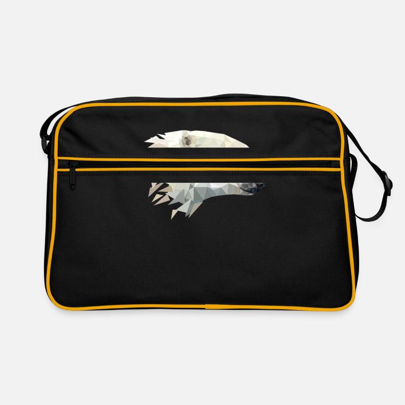 Polar bear - Retro Bag - black/gold