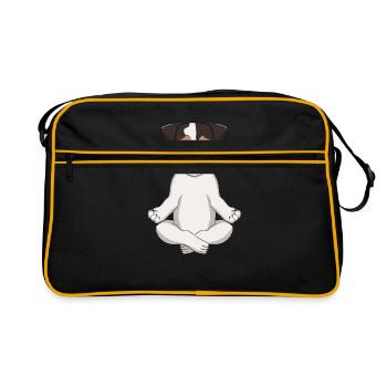 Parson Russell Terrier Meditate - Retro Bag - black/gold - Front