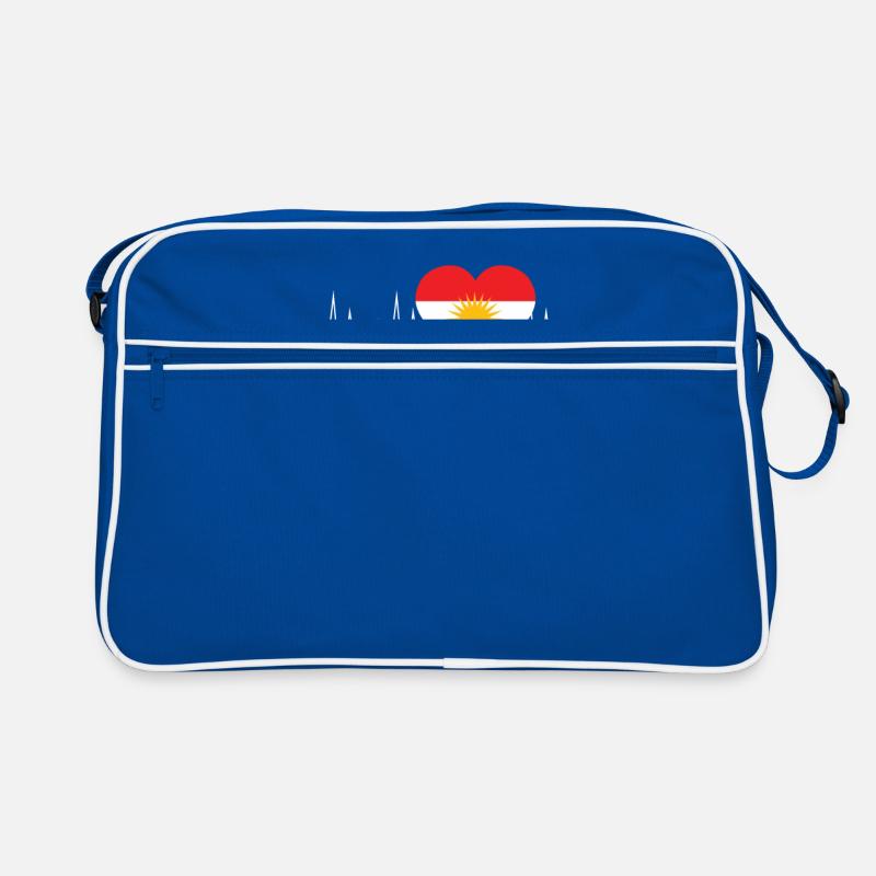 Cadeau kurde drapeau kurde Sac Retro