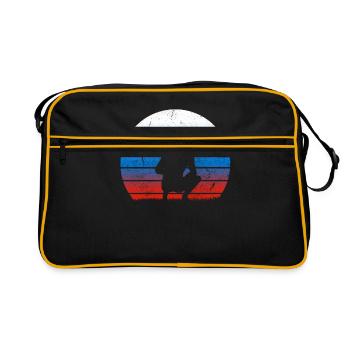 Russia Design Russia USSR Gift - Sac Retro - noir/or - Devant