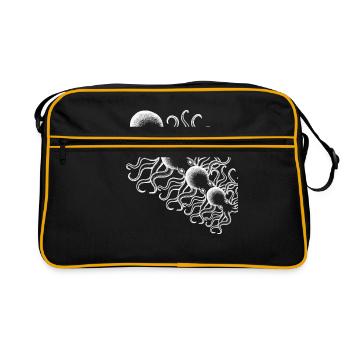Octopus Octopus Octopus Diver Diver - Sac Retro - noir/or - Devant