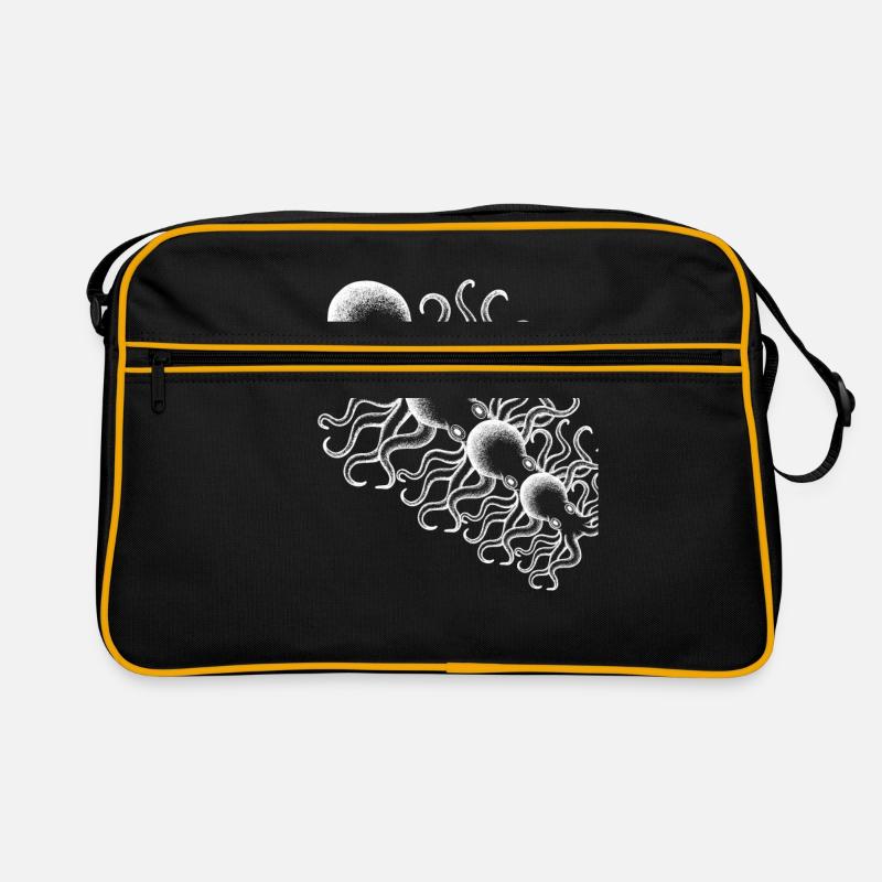 Octopus Octopus Octopus Diver Diver - Sac Retro - noir/or