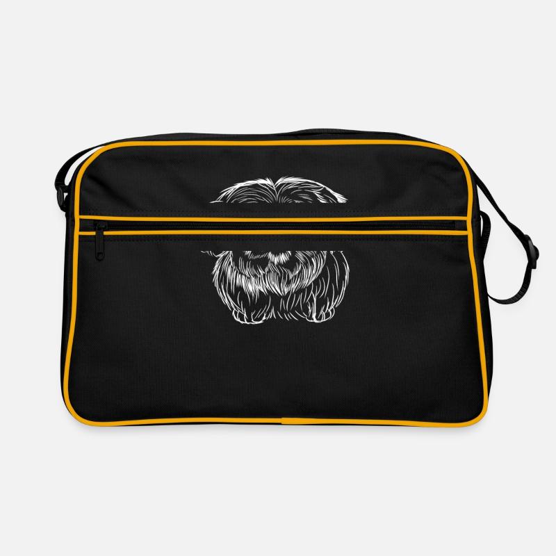 Shih Tzu - Sac Retro - noir/or