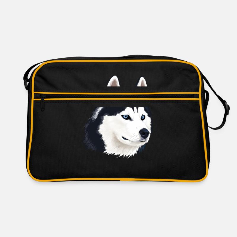 Husky Dog Retro Bag