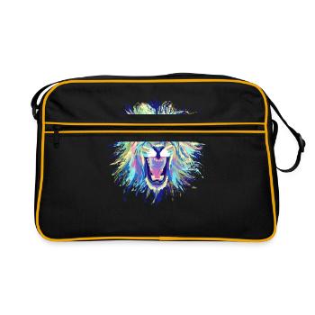 Lion - Retro Bag - black/gold - Front