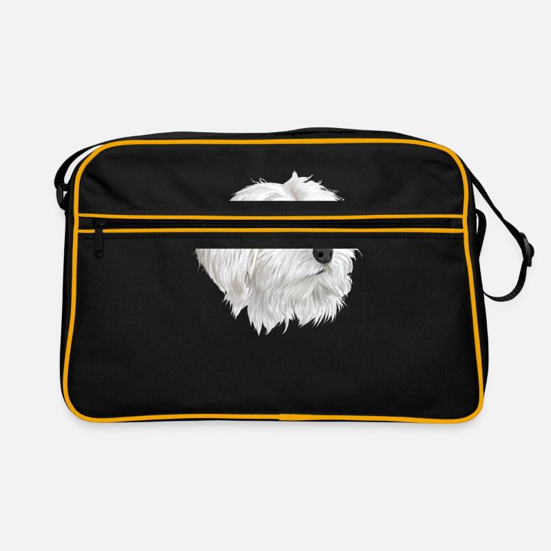 Chien maltais Sac Retro