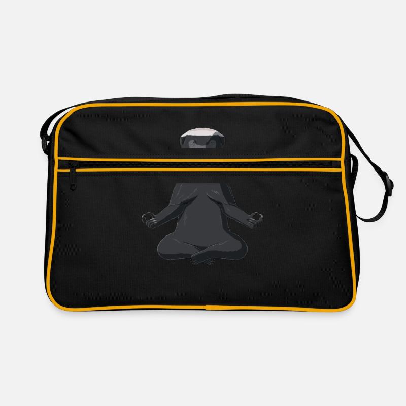 Honig Dachs - Retro Tasche - Schwarz/Gold