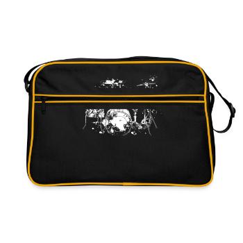 Drums - Retro Bag - black/gold - Front