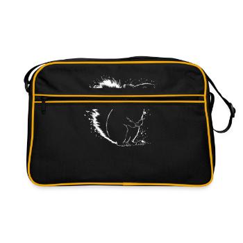 Squirrel - Retro Bag - black/gold - Front