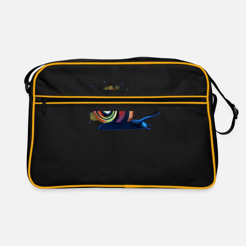 Bunte Schnecke Retro Tasche