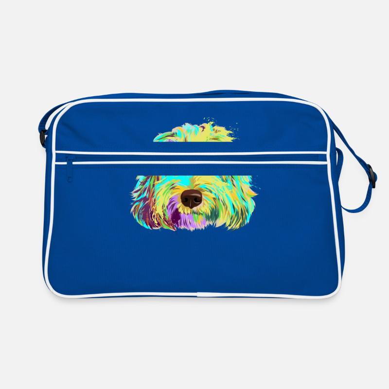 Splash Labradoodle Dog Retro Bag