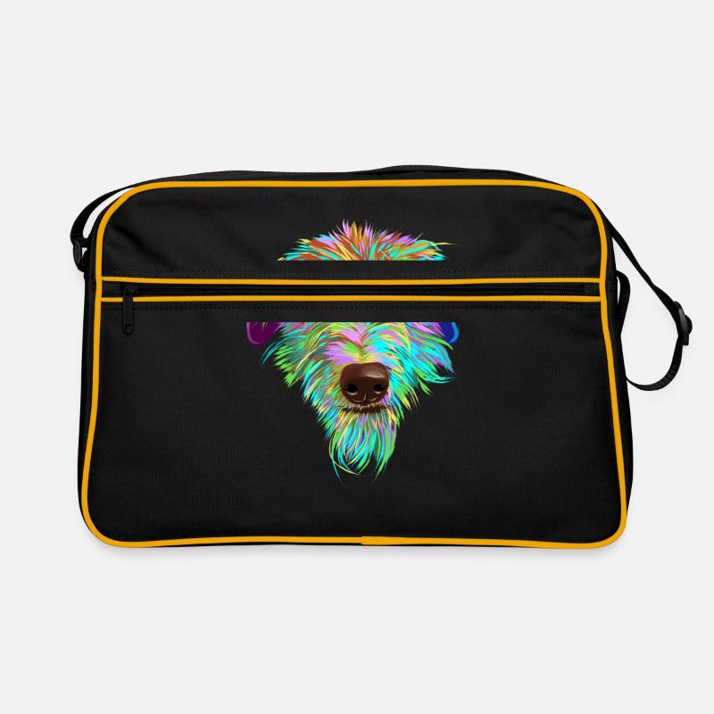 Splash Scottish Deerhound Dog Retro Bag