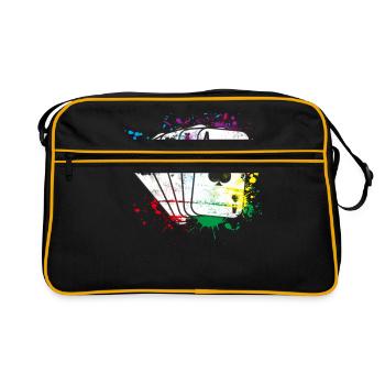 Jeu de cartes couleur - Sac Retro - noir/or - Devant