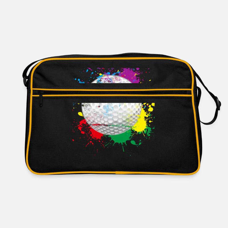 Balle de golf de couleur Sac Retro
