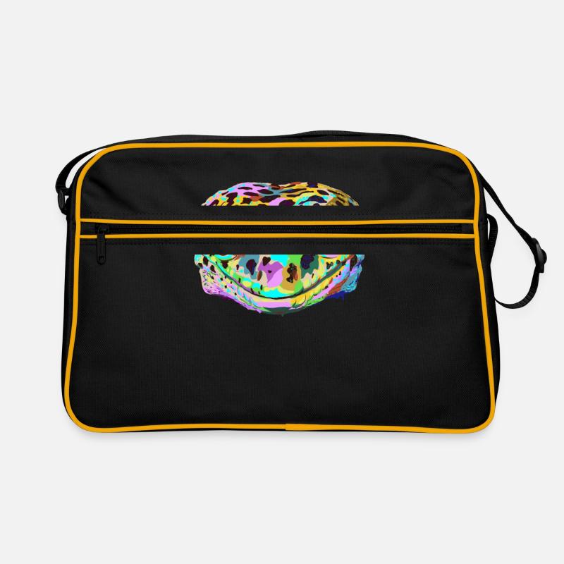 Farbiger Leopard Gecko Retro Tasche