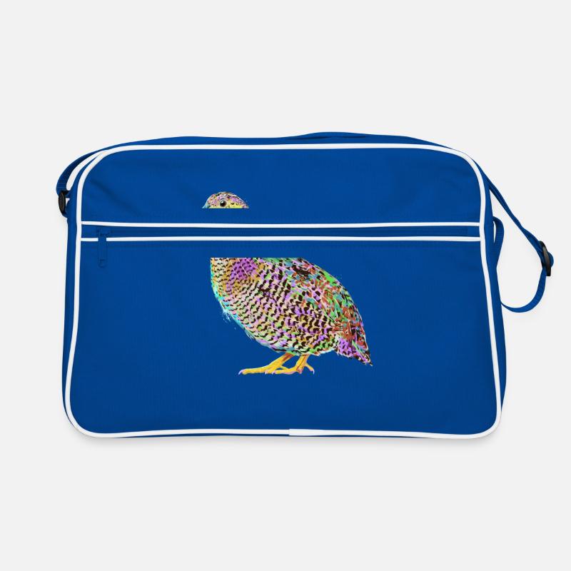 Splash Quails Bird Retro Bag