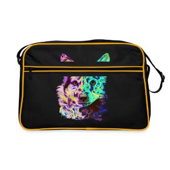 Splash Mudi chien - Sac Retro - noir/or - Devant