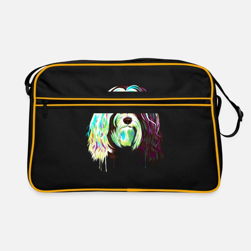 Splash Tibet Terrier chien Sac Retro