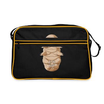 Barbe méditante - Sac Retro - noir/or - Devant
