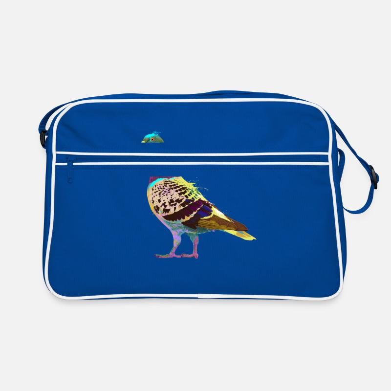 Splash Pigeon coloré Sac Retro